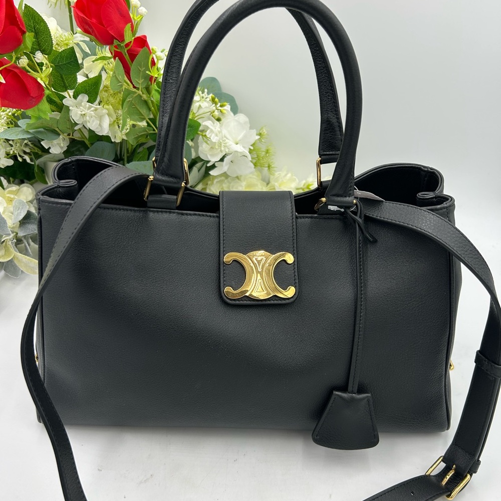 Women's Celine APPOLINE BAG in supple calf skin leather originally $4600 NWT